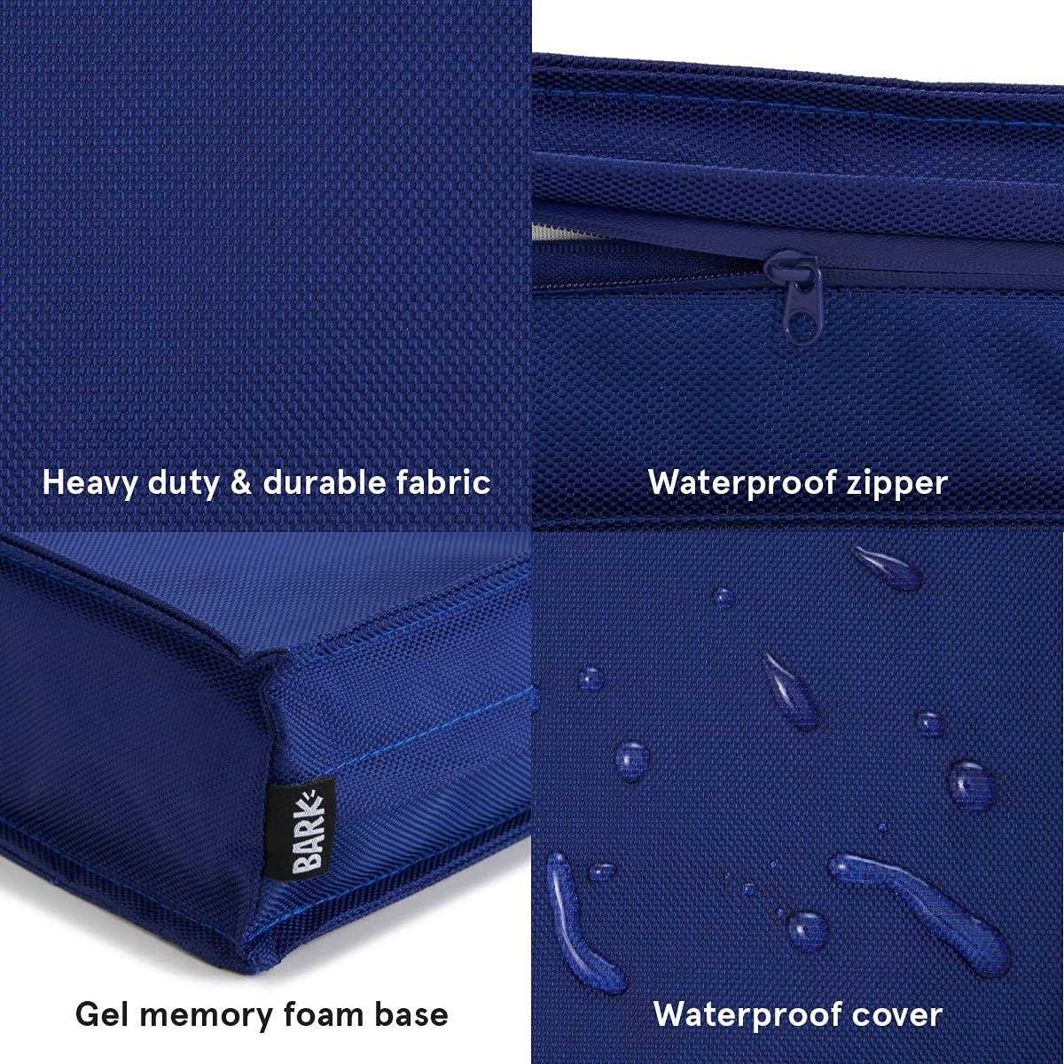 Barkbox Outdoor Dog Bed Waterproof Dog or Cat Mattress Bed with Removable Cover