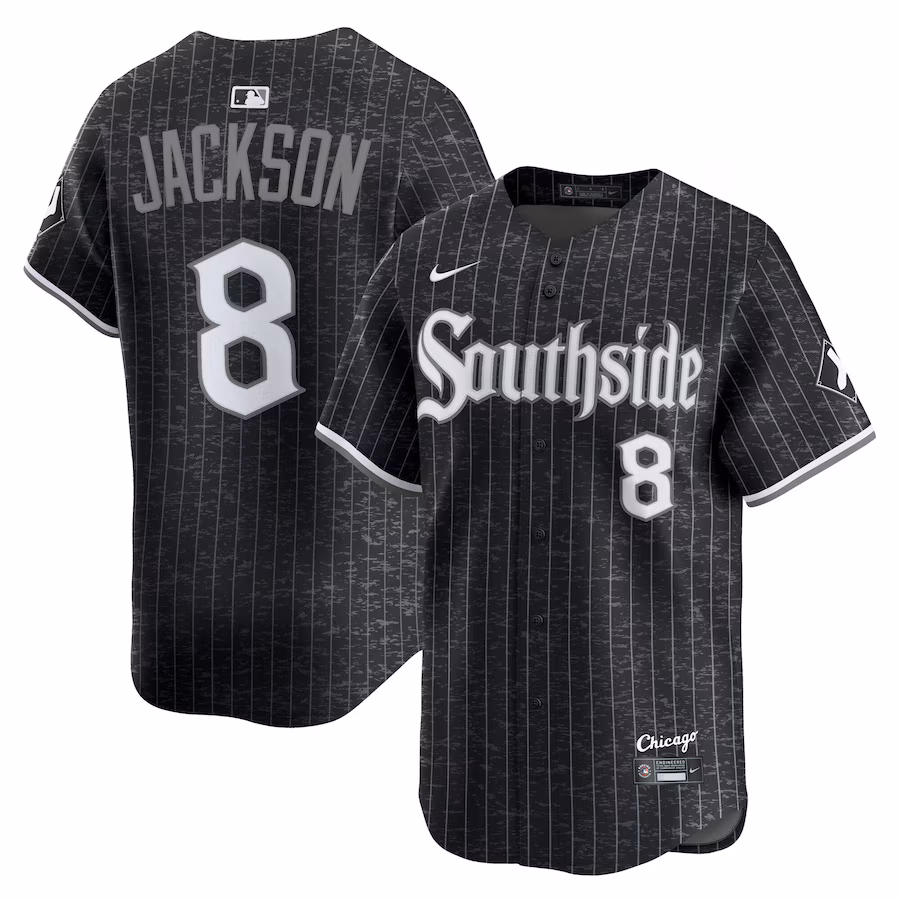Men's Chicago White Sox Bo Jackson Nike Black City Connect Limited Player Jersey