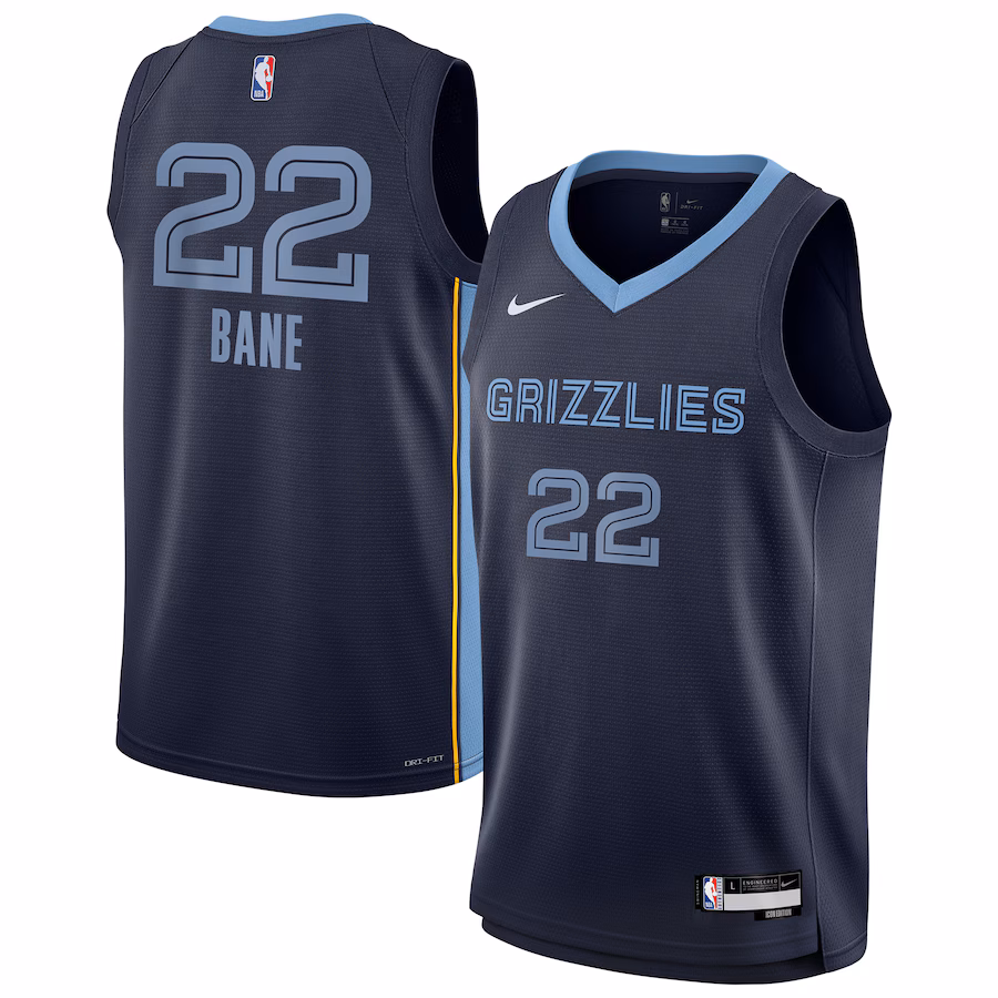 Youth Memphis Grizzlies Desmond Bane Nike Navy Swingman Jersey - Icon Edition