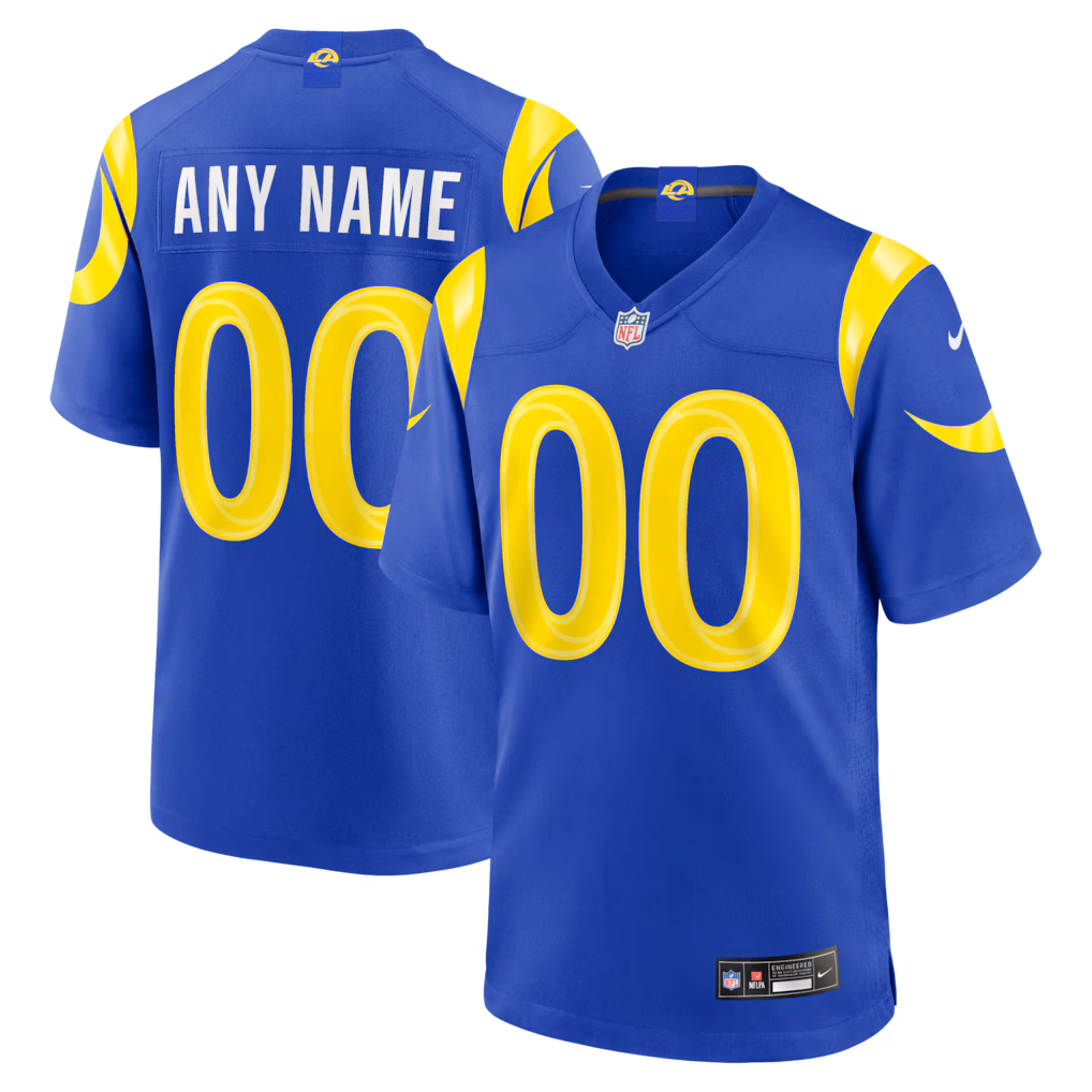 Men's Los Angeles Rams Nike Royal Custom Game Jersey