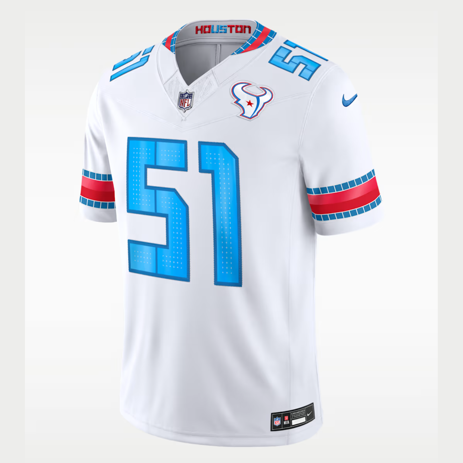 Men's Will Anderson Jr.  Houston Texans Rivalries Collection Vapor F.U.S.E. Stitched Limited Jersey