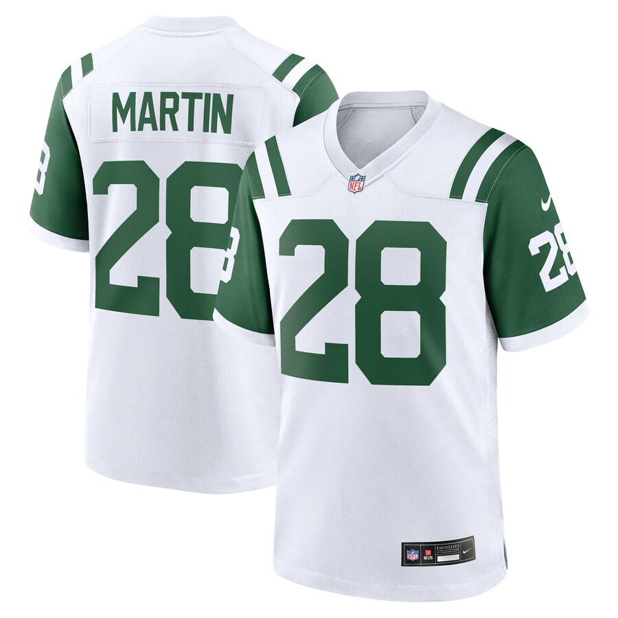 Men's New York Jets Curtis Martin Nike White Retired Player Alternate Game Jersey