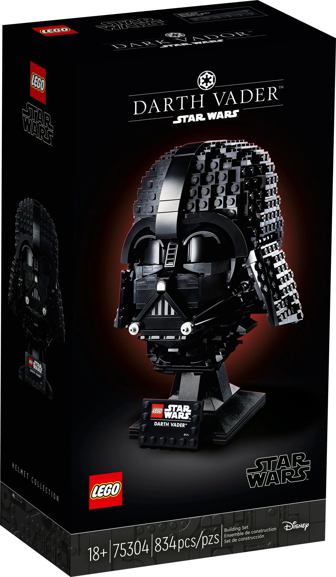 LEGO Star Wars Darth Vader Helmet Set, Mask Model Kit for Adults to Build and Display, Collectible Star Wars Home D��cor, Graduation Gift Idea, 75304