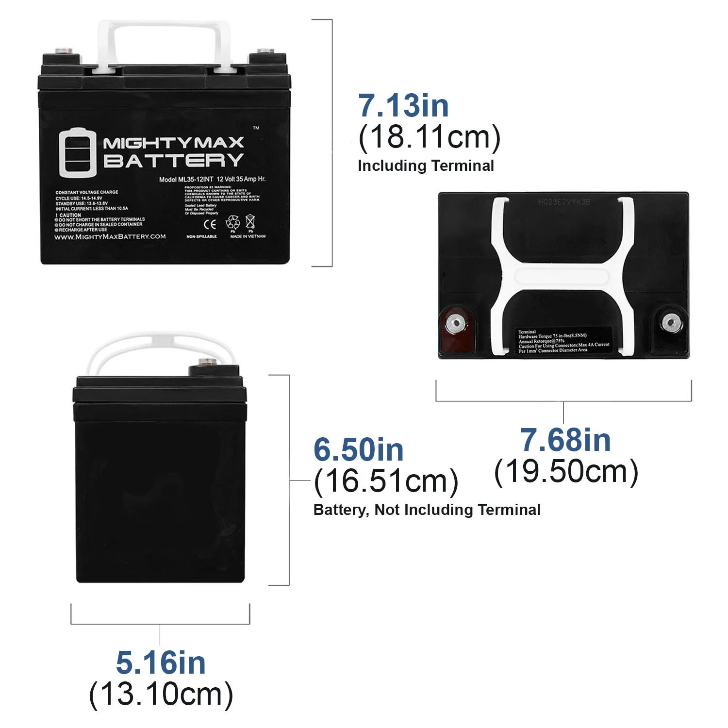 12V 35AH INT Replacement Battery for Pride Victory Scooter - 2 Pack - Curated Treasures Market
