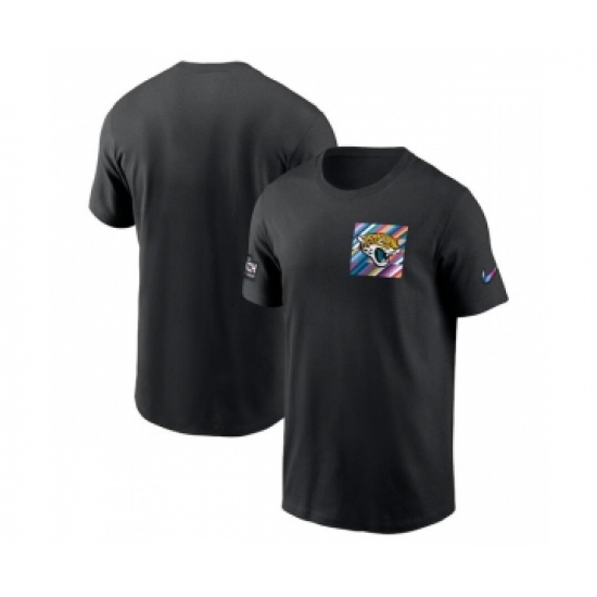 Men's Jacksonville Jaguars Black 2023 Crucial Catch Sideline Tri-Blend T-Shirt