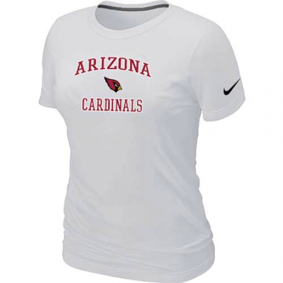 Nike Arizona Cardinals Women's Heart & Soul NFL T-Shirt White