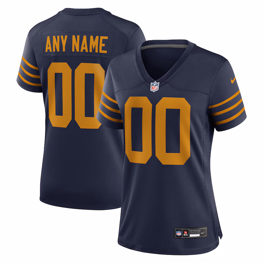 Women's Green Bay Packers Nike Navy The 1923 Classic Game Custom Jersey