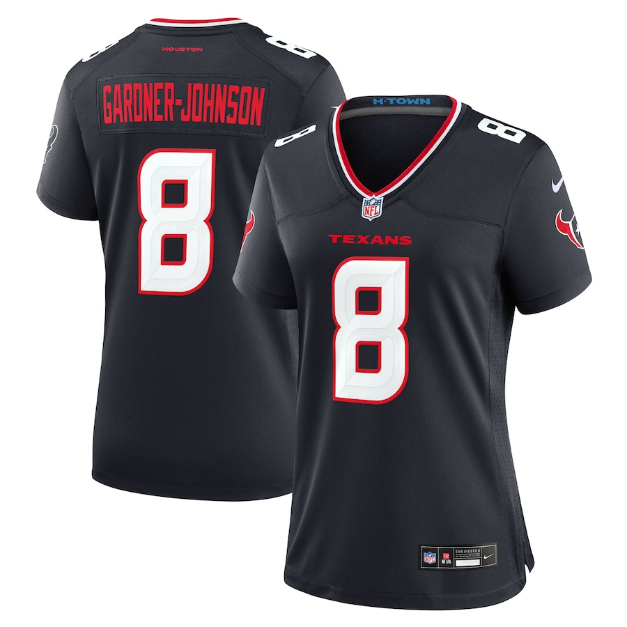 Women's Houston Texans C.J. Gardner-Johnson Nike Navy Team Game Jersey