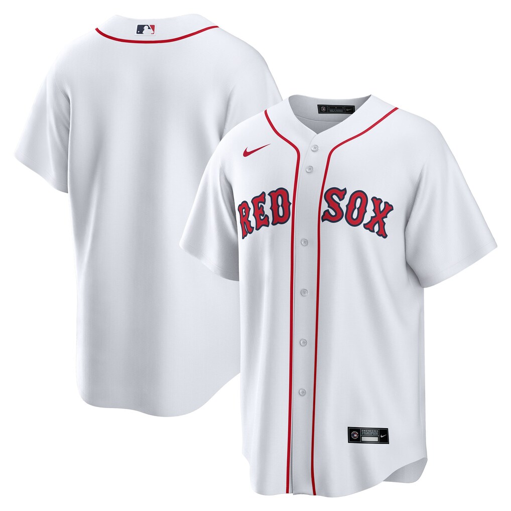 Men's Boston Red Sox Nike White Home Big & Tall Replica Jersey
