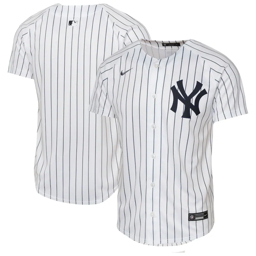 Youth New York Yankees Nike White Home Blank Limited Baseball Jersey