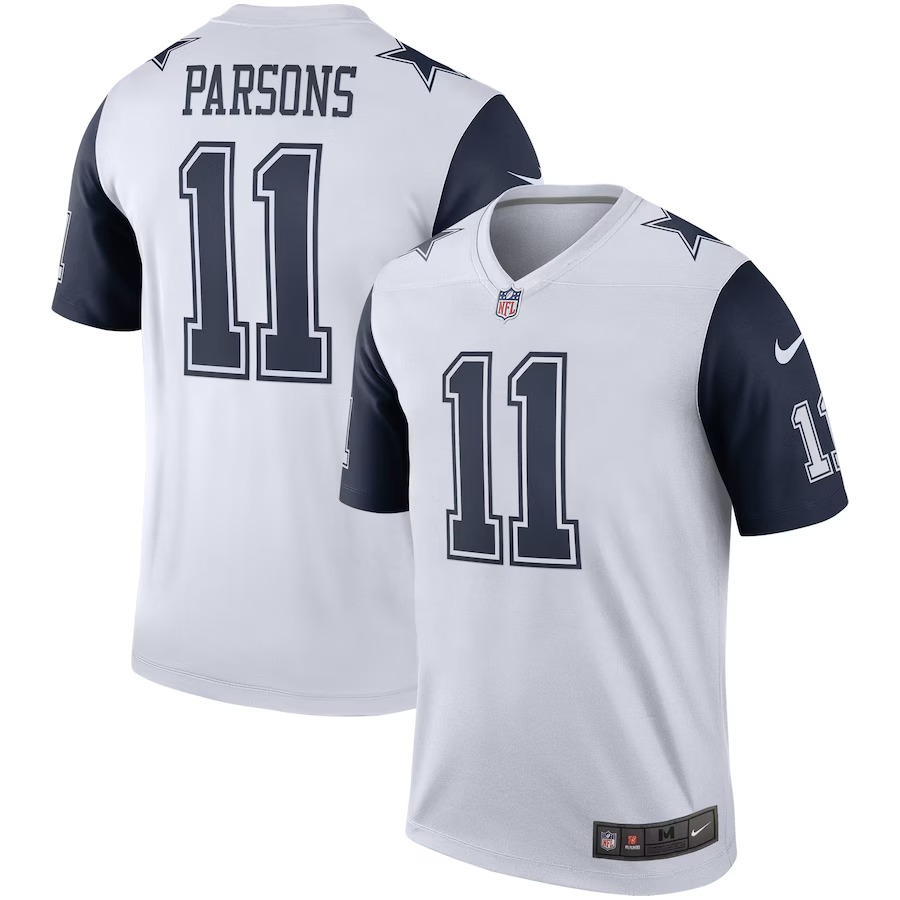 Men's Dallas Cowboys Micah Parsons Nike White Legend Player Performance Top
