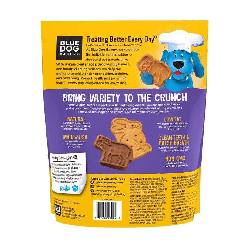 Blue Dog Bakery More Crunch Assorted Flavors Dog Treats