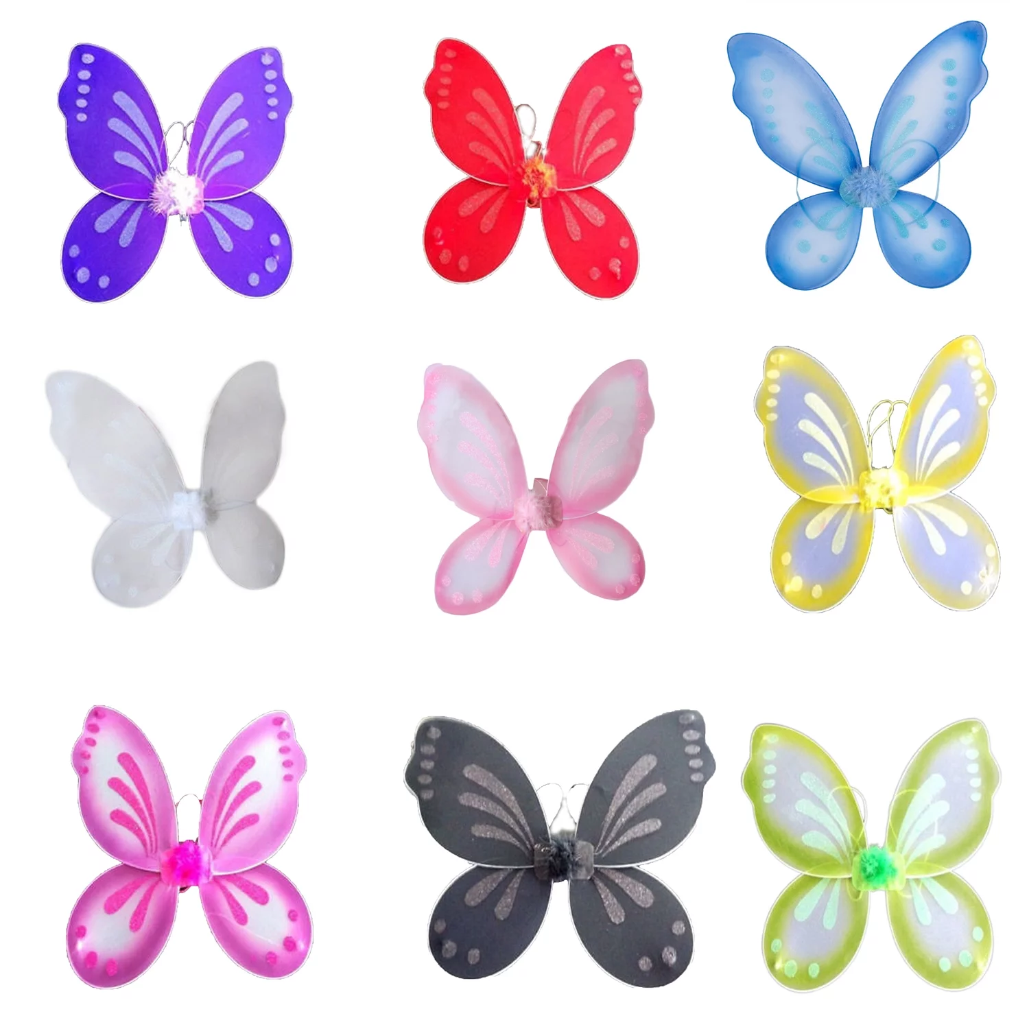 Adult Kid Princess Fairy Butterfly Wings Fancy Dress Party Costume Girls Fancy Dress Dressing Up - Curated Treasures Market