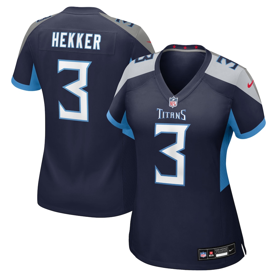 Women's Tennessee Titans Johnny Hekker Nike Navy Alternate Game Jersey