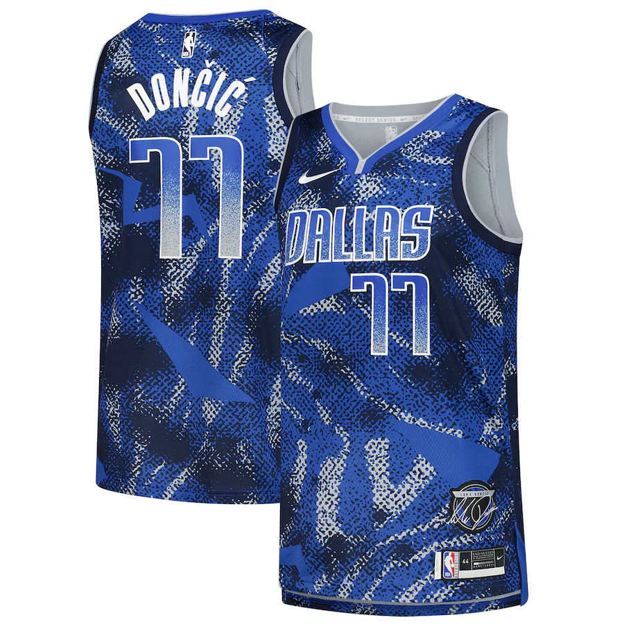 Unisex Dallas Mavericks Luka Dončić Nike Royal 2025 Select Series Swingman Player Jersey