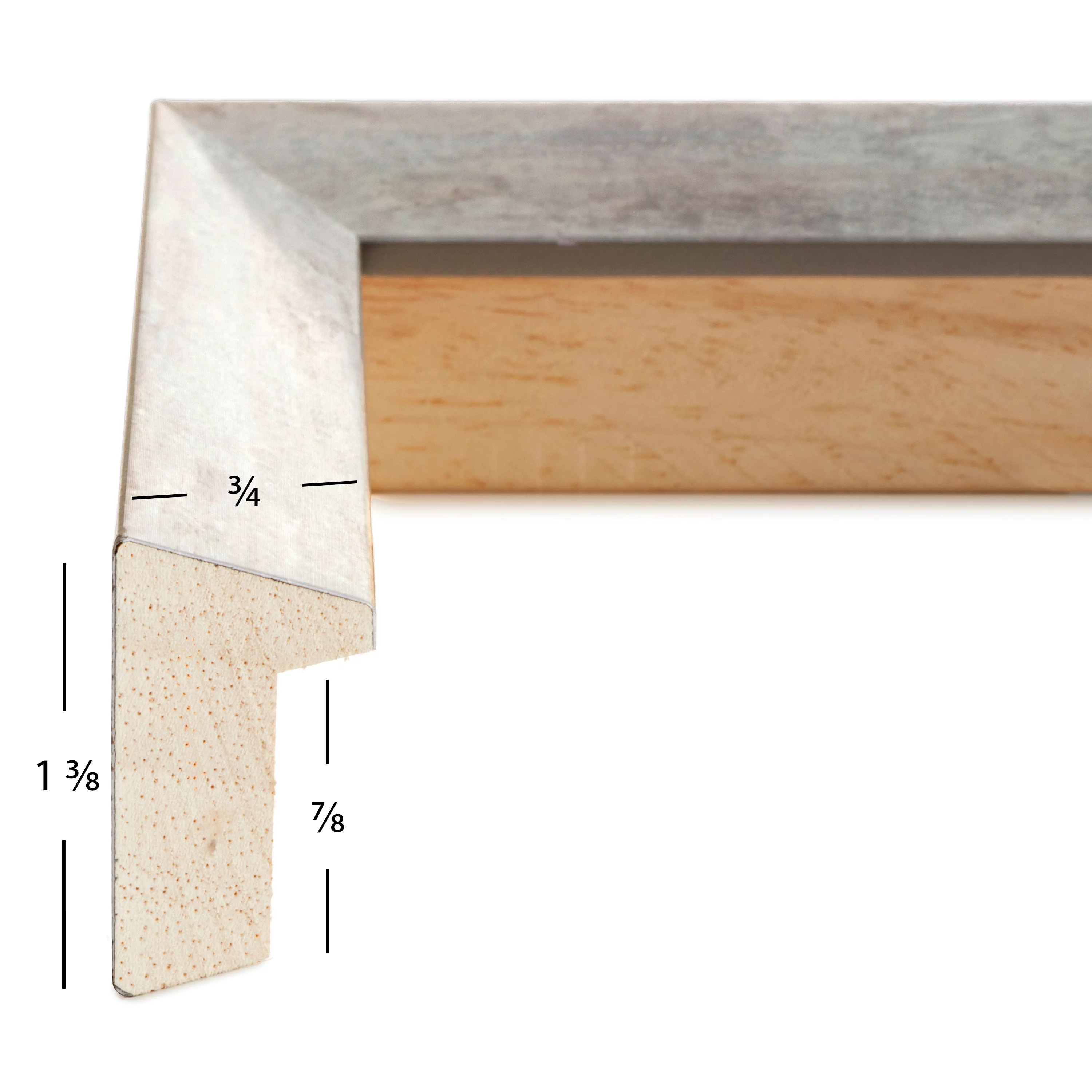 Craig Frames Alloy, 4x10 inch Picture Frame, Nickel, Set of 4 - Curated Treasures Market