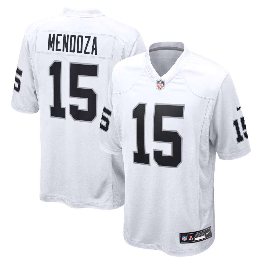 Men's Las Vegas Raiders Fernando Mendoza Nike White  Jersey