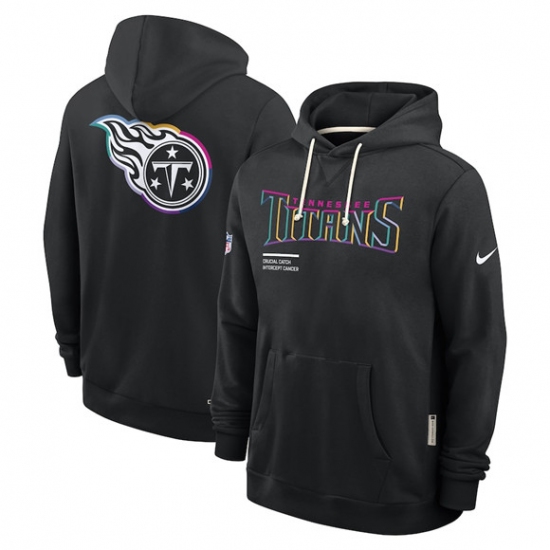 Men's Tennessee Titans Black 2025 Crucial Catch Dri-FIT Hoodie