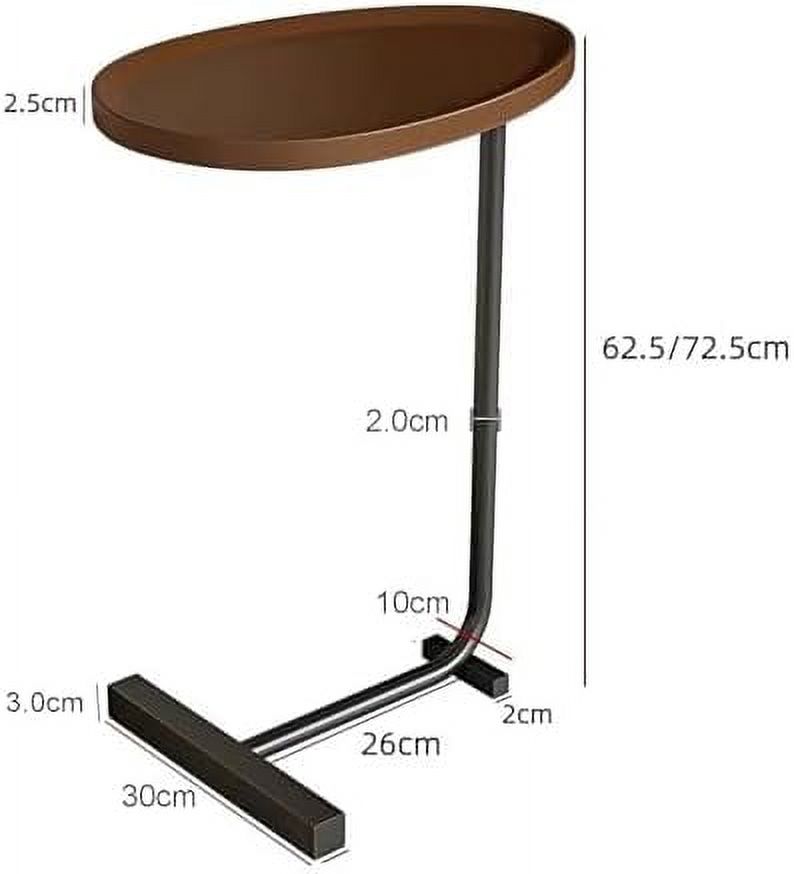 CHDEUSL Couch  Coffee Tray Sofa C Side End  Snack  Notebook Laptop Holder Over Bed Stand Reading Desk Space Saving Small   Room Bedroom (Color   Gray  Size   H62.5cm/ - Curated Treasures Market