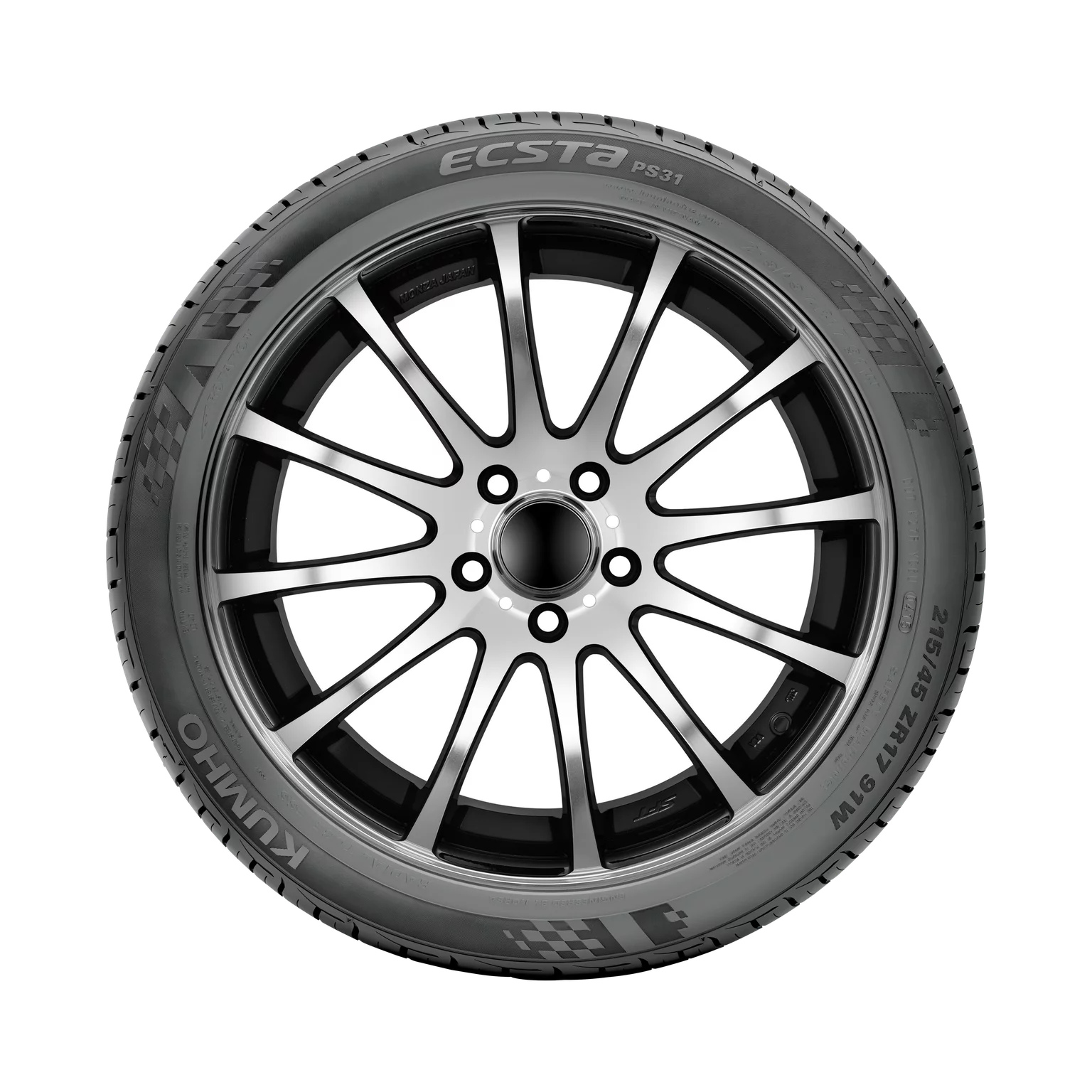 Kumho Ecsta PS31 Summer Performance Tire - 205/50R15 86V