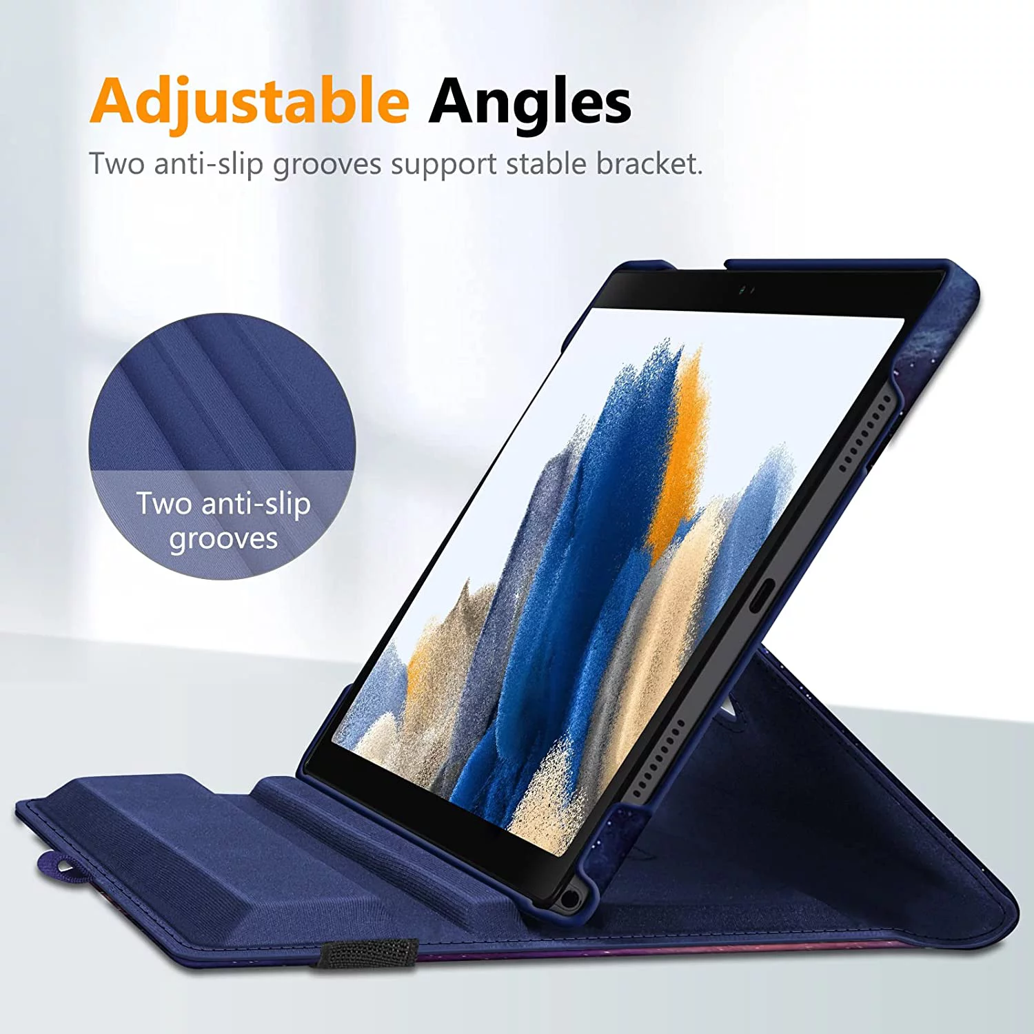 Fintie Rotating Case for Samsung Galaxy Tab A8 10.5 inch 2022 Tabelt Model SM-X200/X205/X207,360 Degree Swivel Stand Protective Cover with Auto Sleep/Wake, Galaxy - Curated Treasures Market