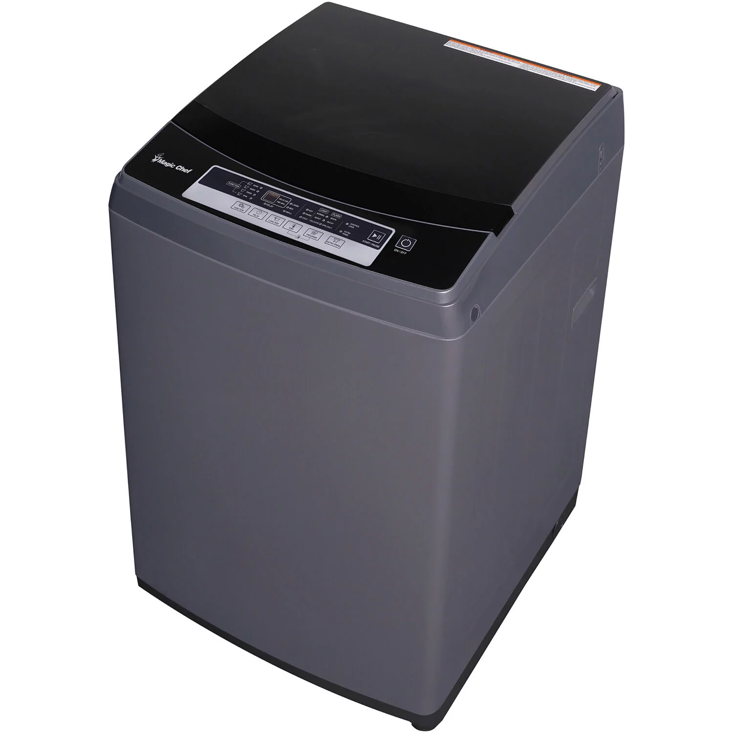 Magic Chef 2 Cu. Ft. Compact Portable Top-Load Washer in Silver - Curated Treasures Market