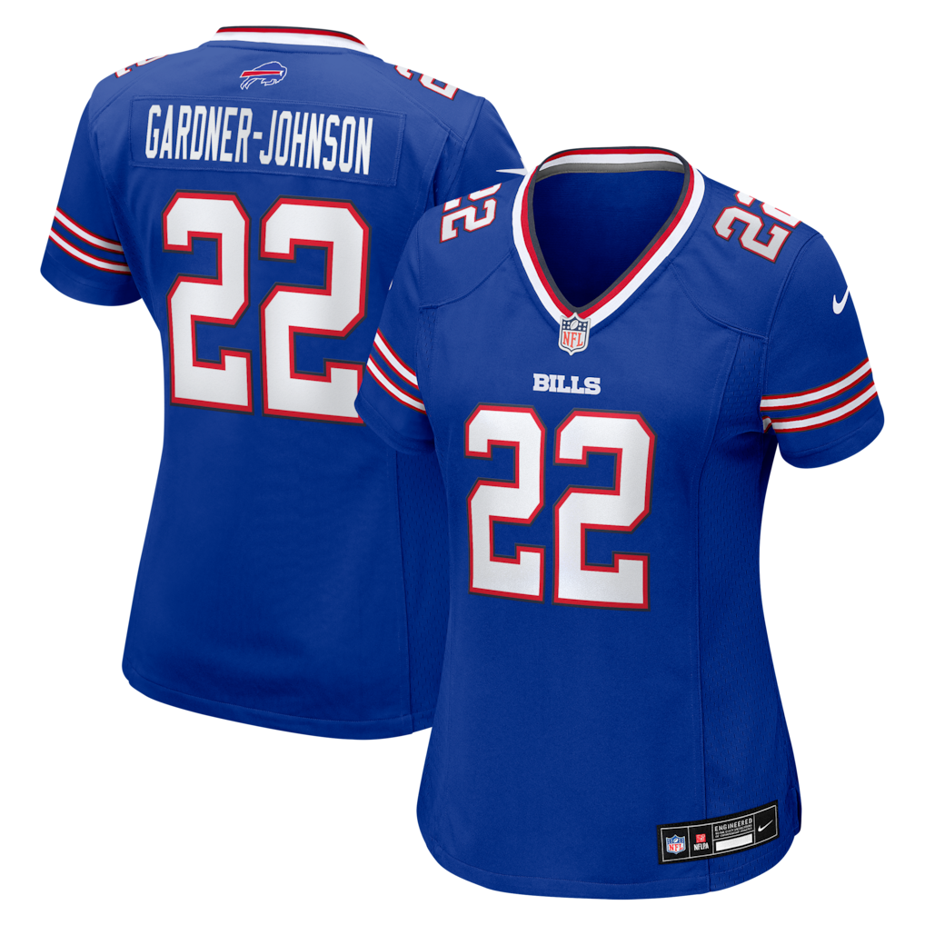 Women's Buffalo Bills Chauncey Gardner-Johnson Nike Royal Team Game Jersey