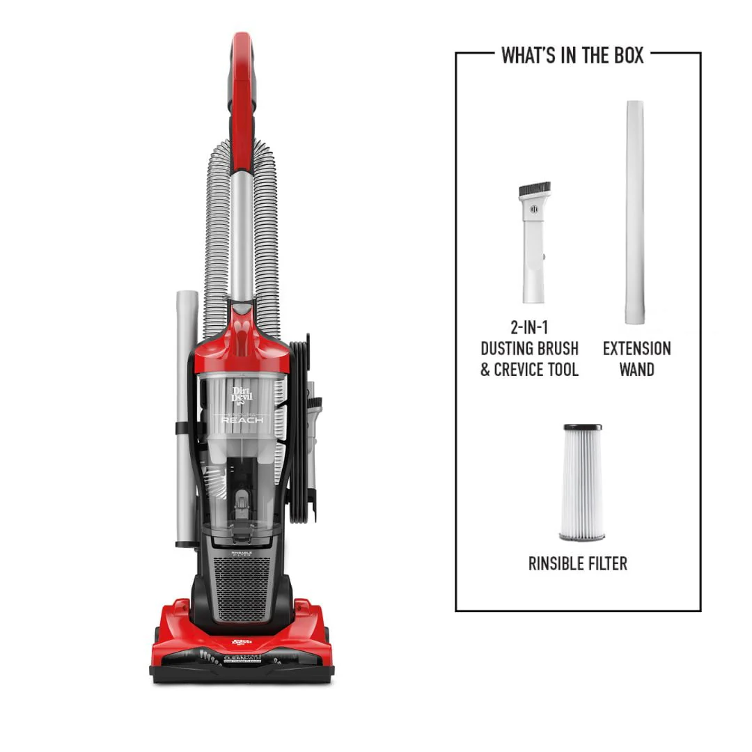 Dirt Devil Endura Reach Compact Upright Vacuum Cleaner, UD20124