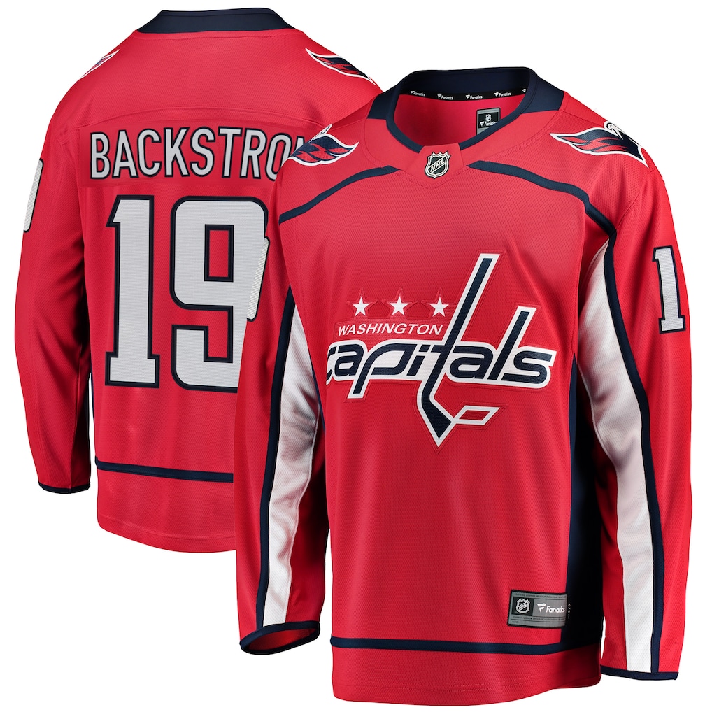 Men's Washington Capitals Nicklas Backstrom Fanatics Red Breakaway Jersey