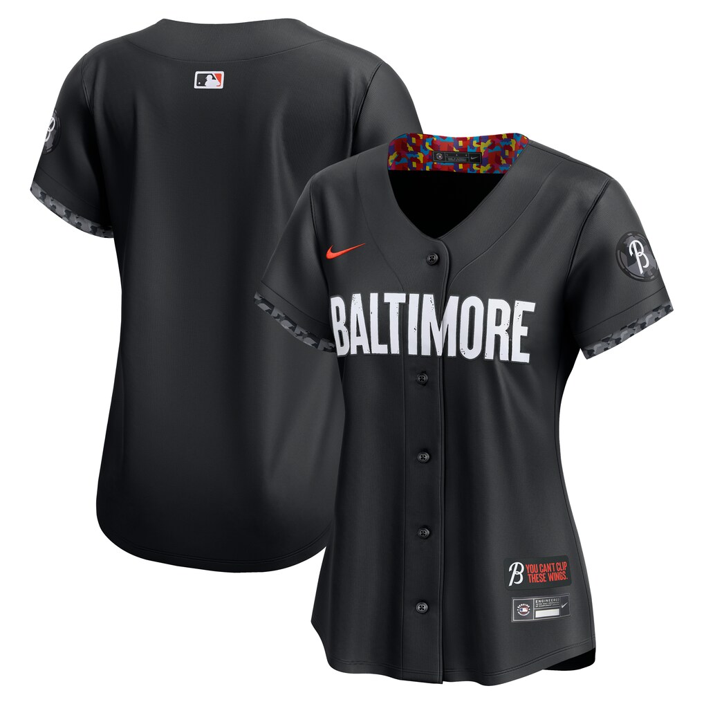 Women's Baltimore Orioles Nike Black City Connect Limited Jersey