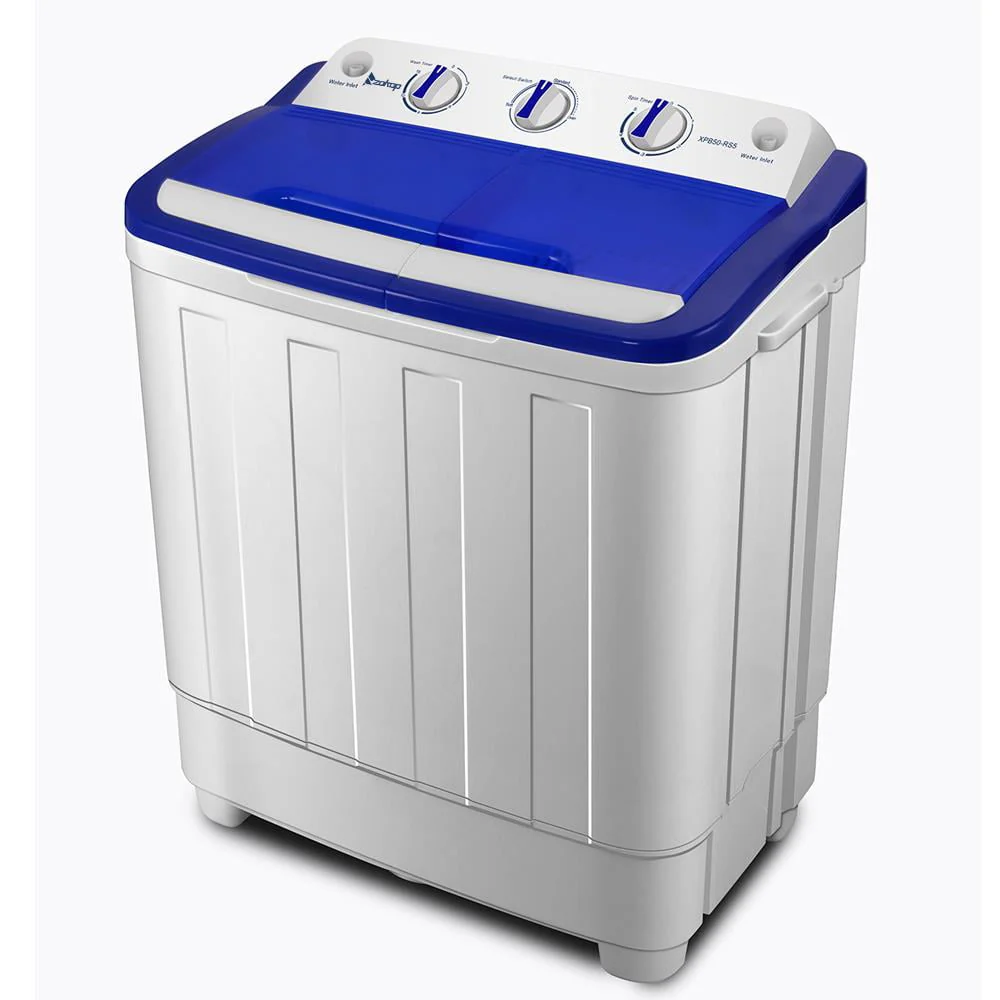 SalonMore Portable Washing Machine Twin Tub 16.6lbs Washer  & Dryer, White