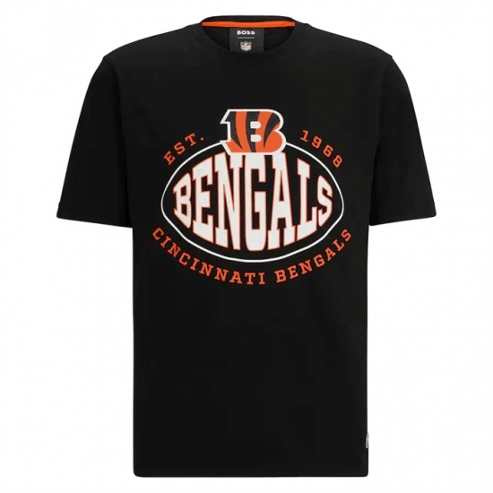 Men's Cincinnati Bengals Black BOSS X Trap T Shirt