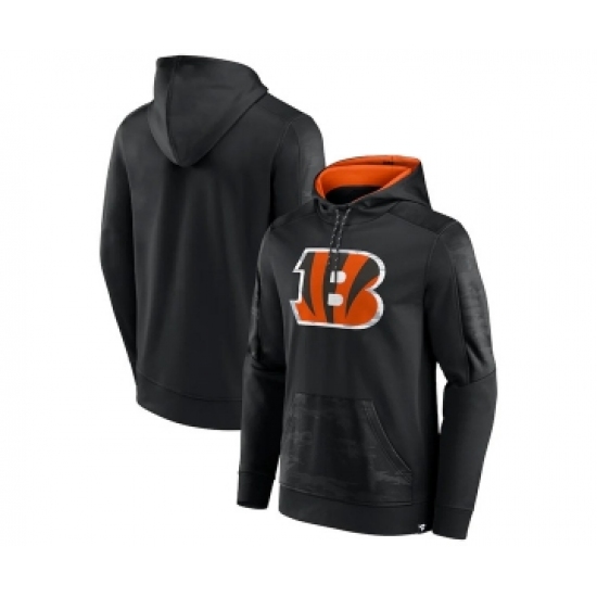 Men's Cincinnati Bengals Black On The Ball Pullover Hoodie