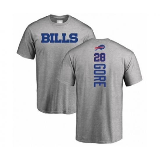 Football Buffalo Bills #28 Frank Gore Ash Backer T-Shirt
