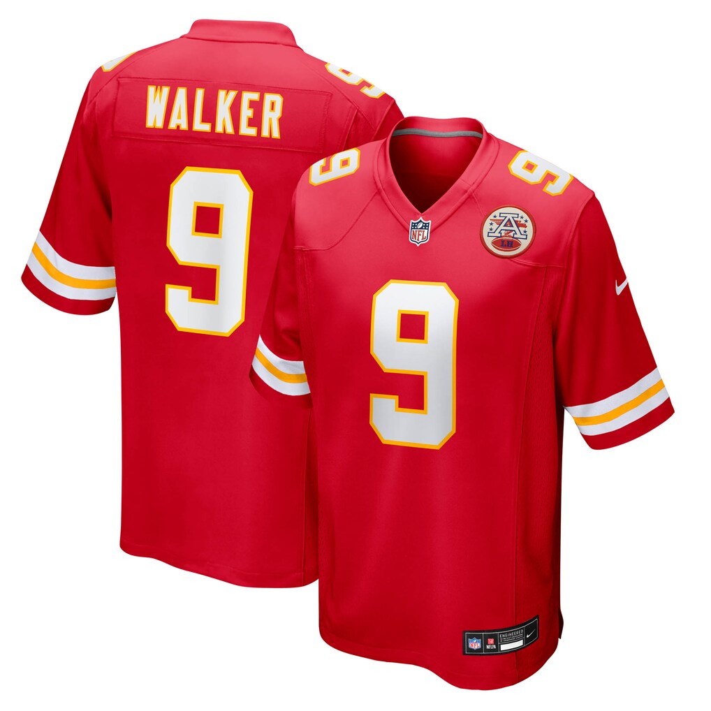 Men's Kansas City Chiefs Kenneth Walker III Nike Red Game Jersey