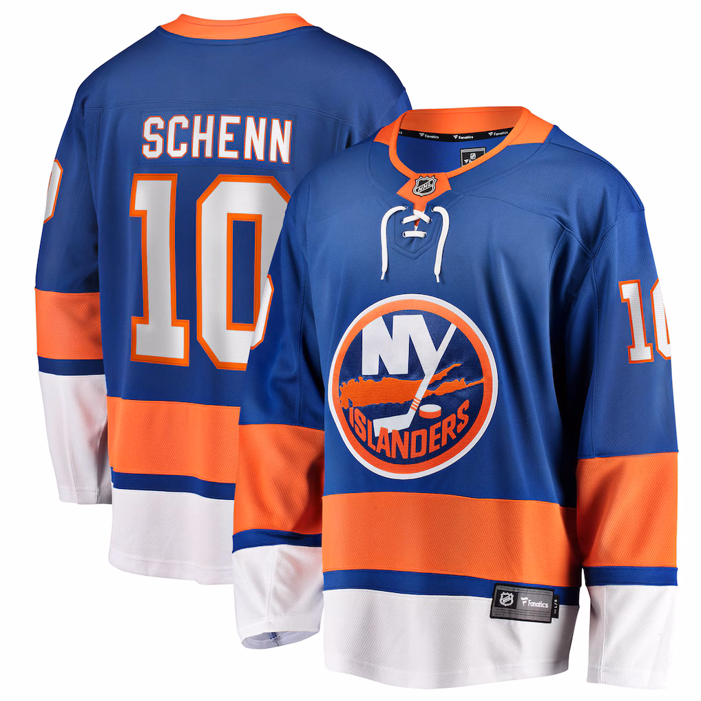 Men's New York Islanders Brayden Schenn Fanatics Blue Home Breakaway Jersey