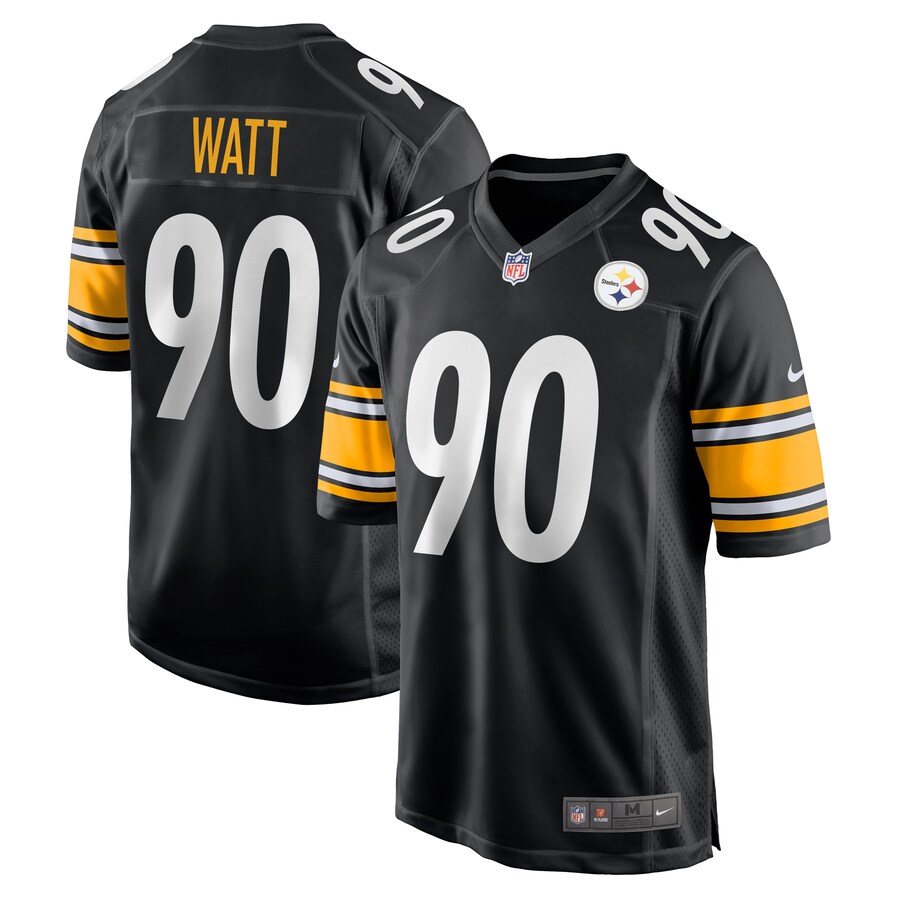 Men's Pittsburgh Steelers T.J. Watt Nike  Black  Game Jersey