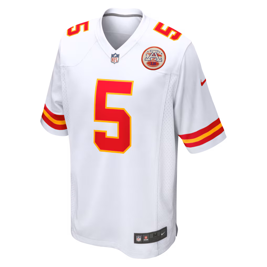 Men's Kansas City Chiefs Mansoor Delane Nike White  Jersey