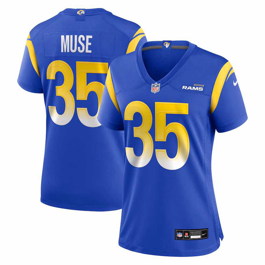 Women's Los Angeles Rams Nick Muse Nike Royal Team Game Jersey