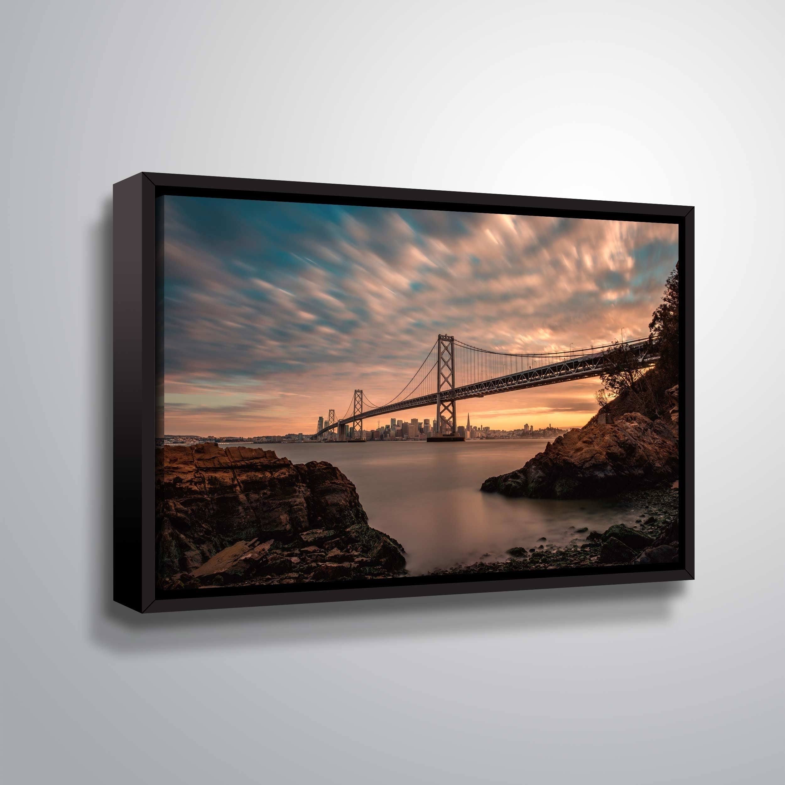 ArtWall San Francisco's Stretch Gallery Wrapped Floater-framed Canvas, Size: 24 x 32