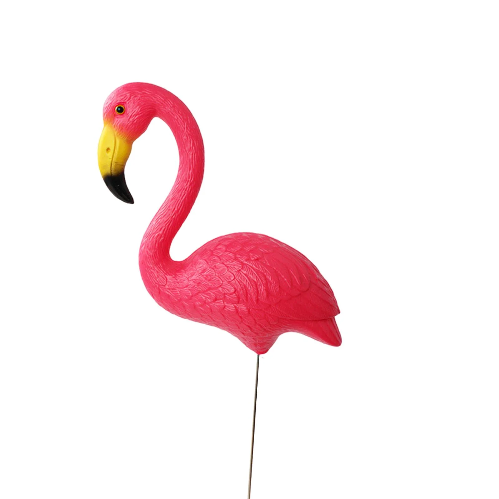 figatia Bird Statue Figurine Flamingo Garden Stake Party Patio Yard Art Ornament Sculpture for Indoor Planter Beach Entryway Festival Pink 29.5x23cm 36cm - Curated Treasures Market