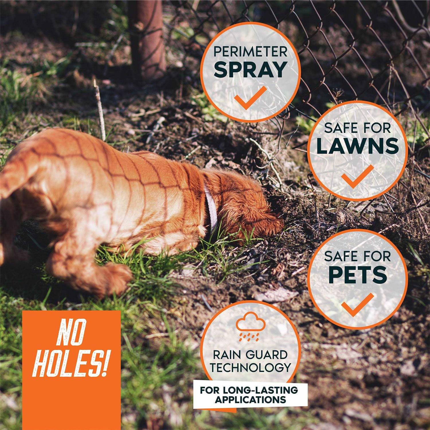 Zone No Holes! Digging Dog Prevention Spray Digging Digging