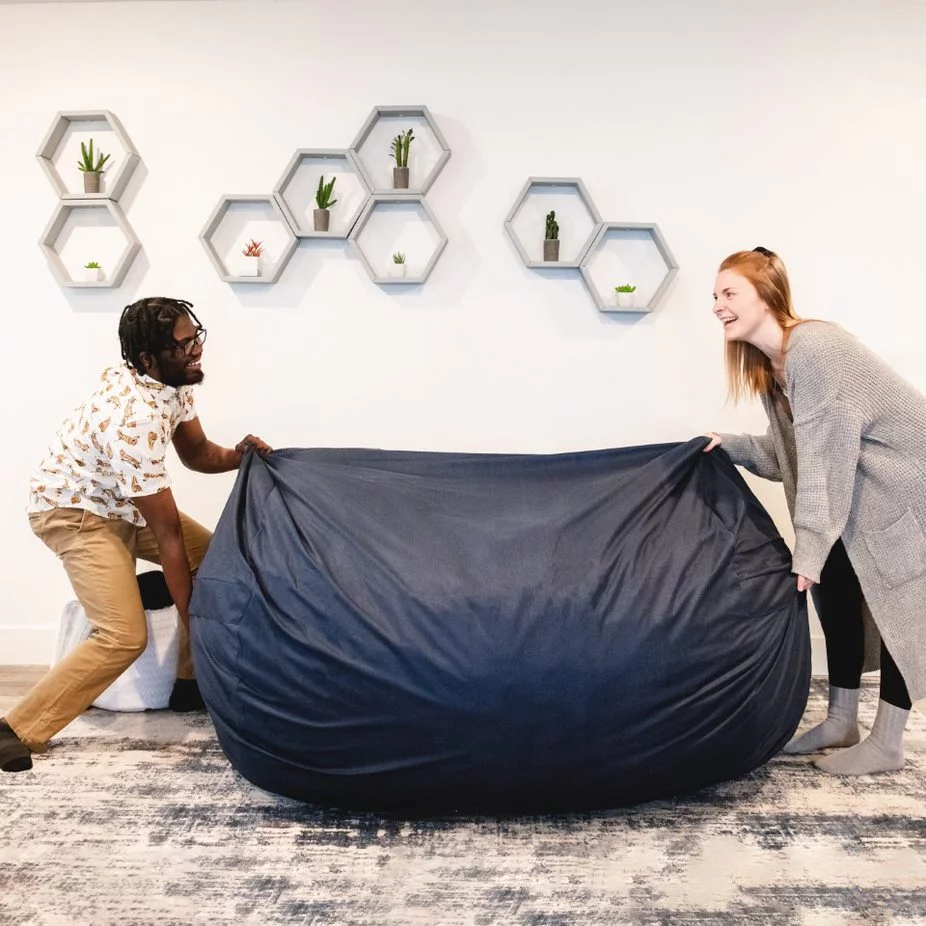 Big Joe XXL 7' Fuf Bean Bag Chair, Multiple Colors/Fabrics - Curated Treasures Market