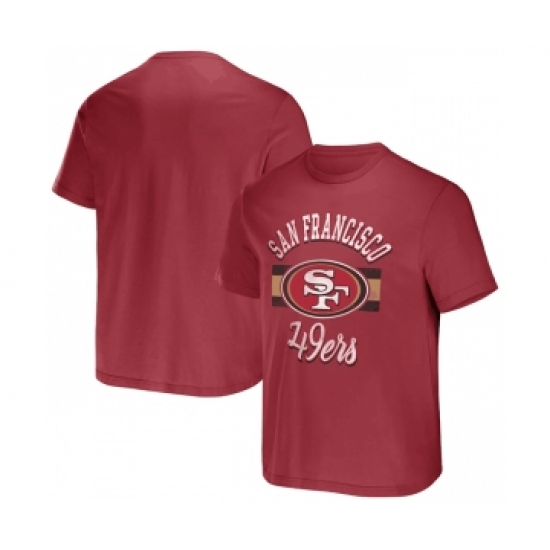 Men's San Francisco 49ers Scarlet x Darius Rucker Collection Stripe T-Shirt