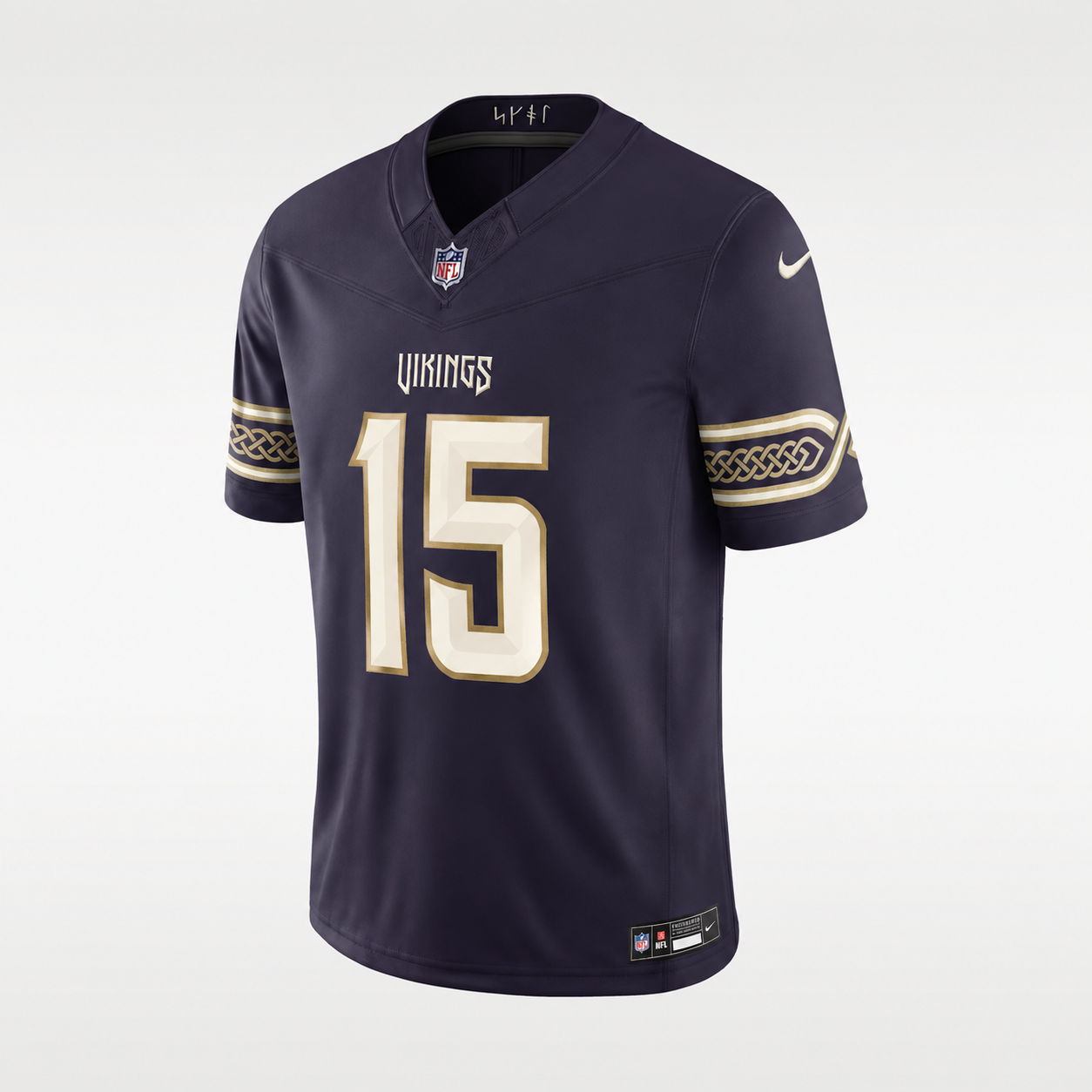 Men's Dallas Turner Minnesota Vikings Rivalries Collection Vapor F.U.S.E. Stitched Limited Jersey
