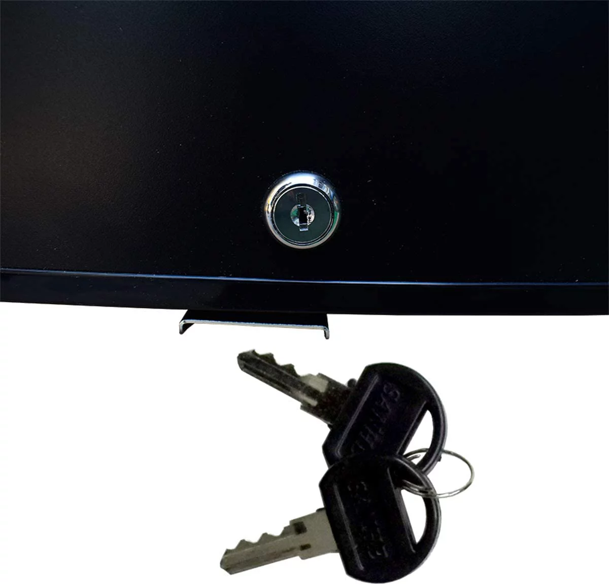 Smad 1.4 Cu ft Compact Mini Fridge Quiet Absorption Refrigerator with Lock 110V/12V Single Door