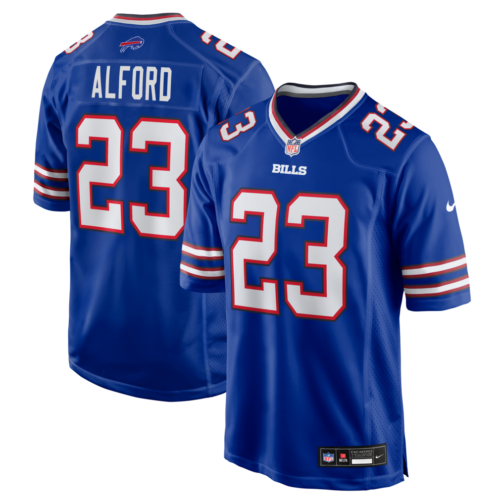 Men's Buffalo Bills Dee Alford Nike Royal Team Game Jersey