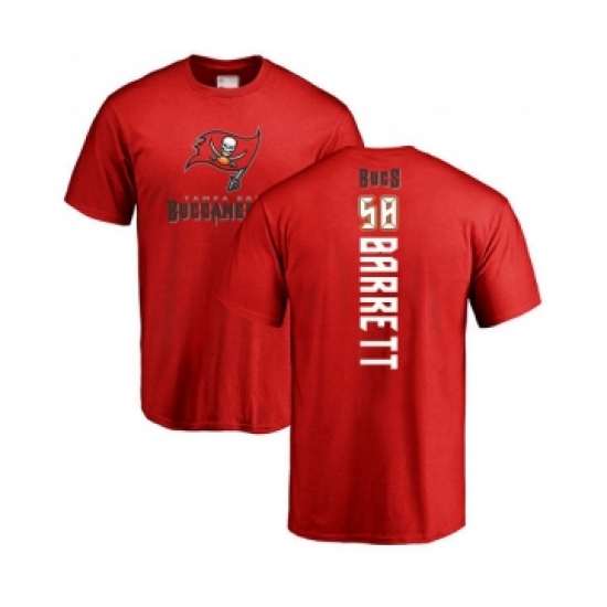 Football Tampa Bay Buccaneers #58 Shaquil Barrett Red Backer T-Shirt