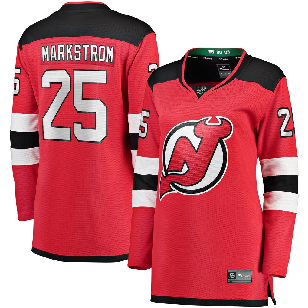 Women's New Jersey Devils Jacob Markstrom Fanatics Red Home Breakaway Jersey