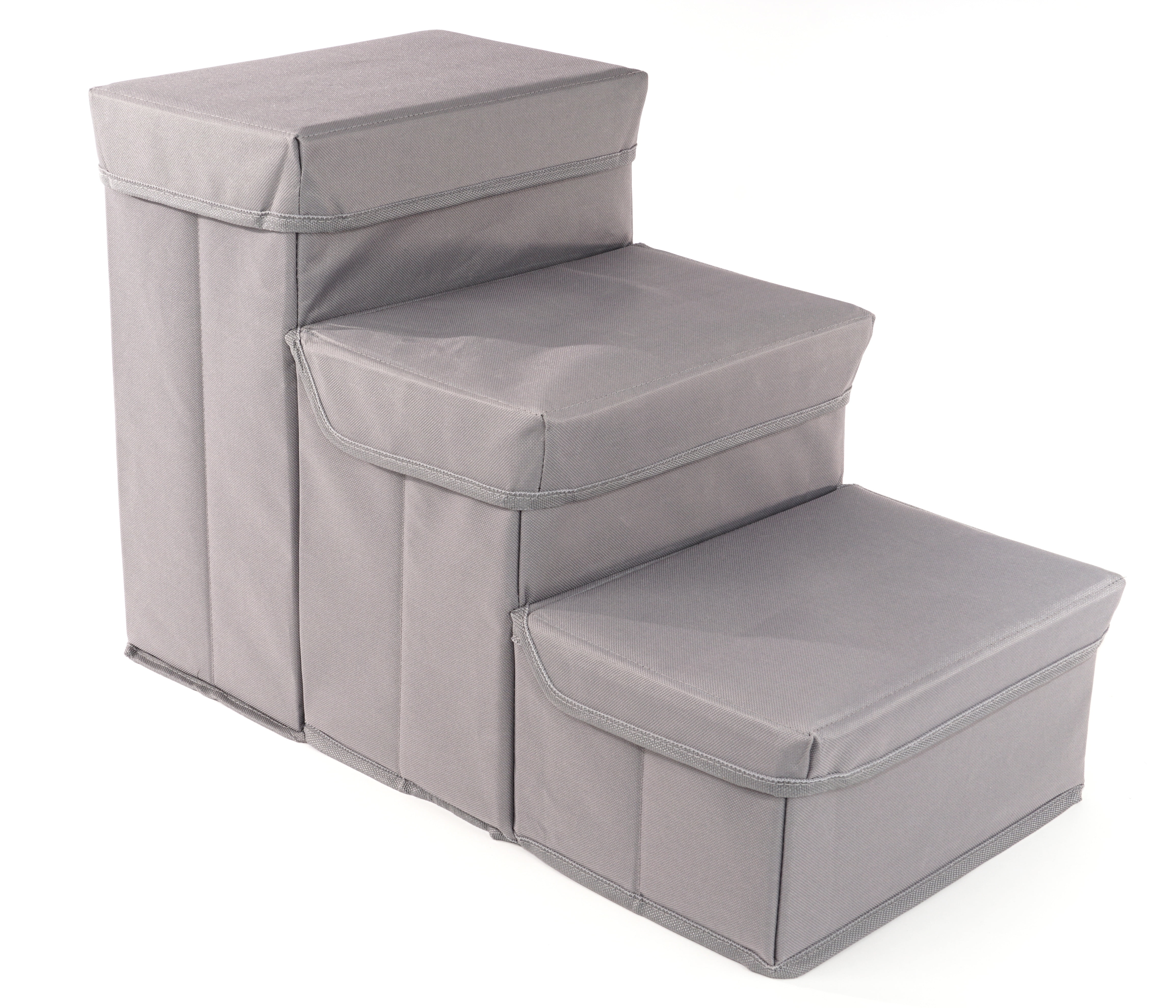 Precious Tails 3-Step Storage Foldable Dog Cat Pet Steps - Curated Treasures Market